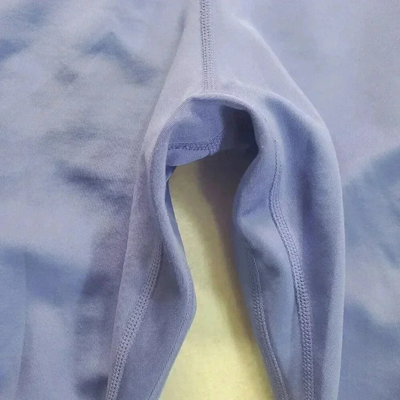 Nike Dri Fit Mid-Rise Size XL Tight Fit Crop Training Pants DD1813-500 Purple - Picture 16 of 16